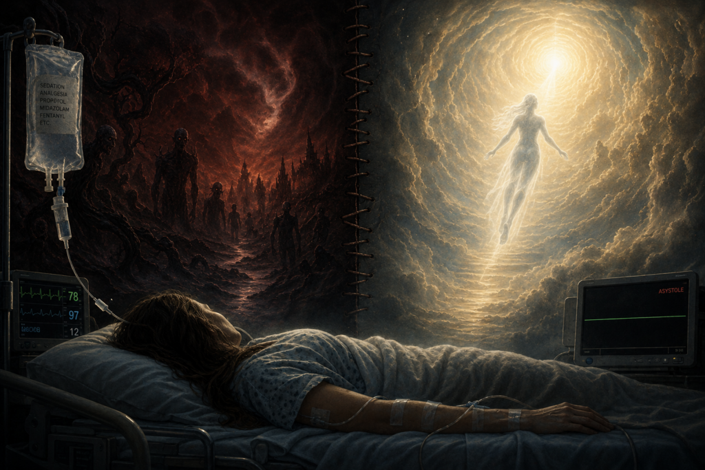 Distressing NDEs Debunked: Two Events, One Big Mistake 3 distressing NDEs two separate events drug induced experience and real near-death experience stitched into one memory