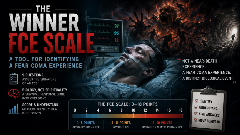 The Winner FCE Scale for identifying and measuring a Fear Coma Experience