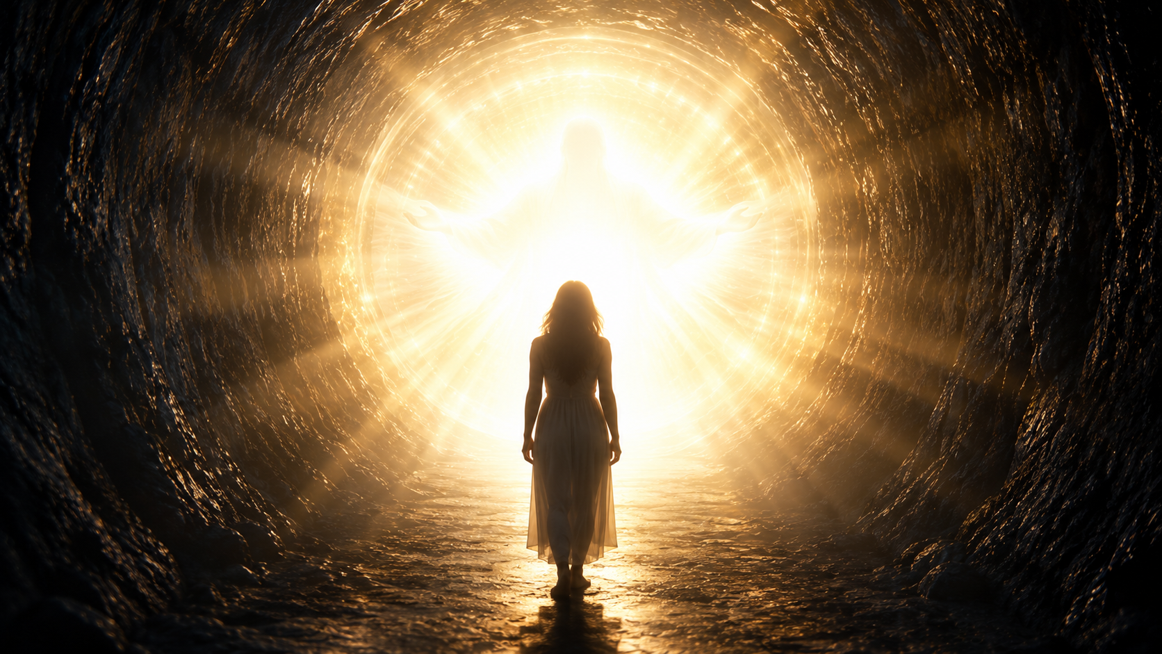 Brilliant white light and being of love described in Teri Rose's near-death experience